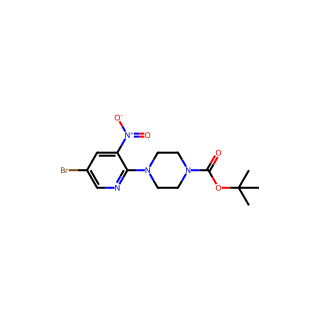 tert-butyl 4-(5-bromo-3-nitro-2-pyridinyl)tetrahydro-1(2H)-pyrazinecarboxylate