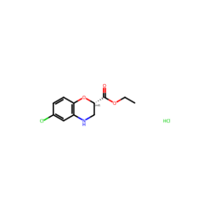 Ethyl 6-chloro-3,4-dihydro-2H-benzo[b][1,4]oxazine-2-carboxylate hydrochloride