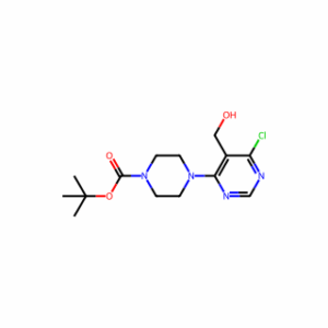 Tert-butyl 4-(6-chloro-5-(hydroxymethyl)pyrimidin-4-yl)piperazine-1-carboxylate