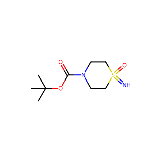 TERT-BUTYL 1-IMINOTHIOMORPHOLINE-4-CARBOXYLATE 1-OXIDE