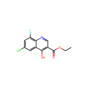 Ethyl 6-chloro-8-fluoro-4-hydroxyquinoline-3-carboxylate