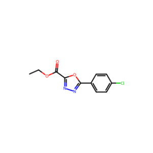 Ethyl 5-(4-chlorophenyl)-1,3,4-oxadiazole-2-carboxylate
