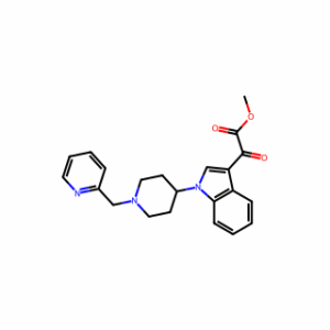 Methyl 2-oxo-2-(1-{1-[(pyridin-2-yl)methyl]piperidin-4-yl}-1H-indol-3-yl)acetate
