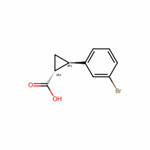 (1R,2R)-2-(3-Bromophenyl)cyclopropanecarboxylic acid