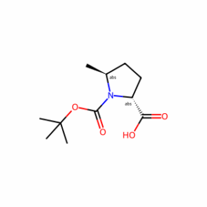 (2R,5S)-1-(tert-Butoxycarbonyl)-5-methylpyrrolidine-2-carboxylic acid