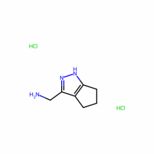 (1,4,5,6-tetrahydrocyclopenta[c]pyrazol-3-ylmethyl)amine dihydrochloride