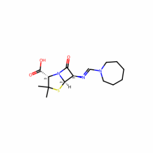 (2S,5R,6R)-6-(azepan-1-ylmethylideneamino)-3,3-dimethyl-7-oxo-4-thia-1-azabicyclo[3.2.0]heptane-2-carboxylic acid