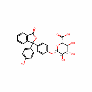 (2S,3S,4S,5R,6S)-3,4,5-Trihydroxy-6-(4-(1-(4-hydroxyphenyl)-3-oxo-1,3-dihydroisobenzofuran-1-yl)phenoxy)tetrahydro-2H-pyran-2-carboxylic acid