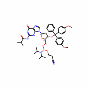 ((2R,3S,5R)-3-(Bis(4-methoxyphenyl)(phenyl)methoxy)-5-(2-isobutyramido-6-oxo-3,6-dihydro-9H-purin-9-yl)tetrahydrofuran-2-yl)methyl (2-cyanoethyl) diisopropylphosphoramidite