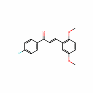 (2E)-3-(2,5-Dimethoxyphenyl)-1-(4-fluorophenyl)prop-2-en-1-one