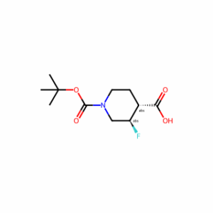 (3R,4R)-1-(tert-Butoxycarbonyl)-3-fluoropiperidine-4-carboxylic acid
