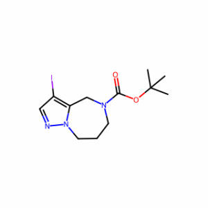 tert-butyl 3-iodo-4,6,7,8-tetrahydropyrazolo[1,5-a][1,4]diazepine-5-carboxylate