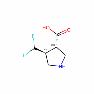 (3S,4S)-4-(difluoromethyl)pyrrolidine-3-carboxylic acid