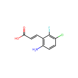 (E)-3-(6-Amino-3-chloro-2-fluorophenyl)acrylic acid