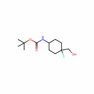 tert-butyl N-[4-fluoro-4-(hydroxymethyl)cyclohexyl]carbamate