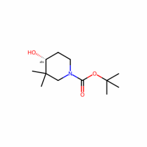 TERT-BUTYL (R)-4-HYDROXY-3,3-DIMETHYLPIPERIDINE-1-CARBOXYLATE