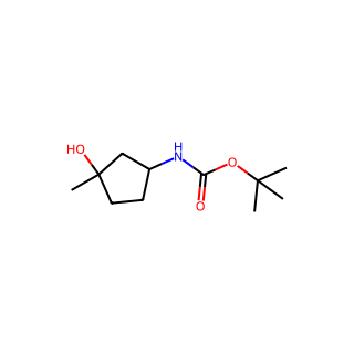 tert-butyl N-(3-hydroxy-3-methylcyclopentyl)carbamate