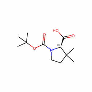 (R)-1-(tert-Butoxycarbonyl)-3,3-dimethylpyrrolidine-2-carboxylic acid