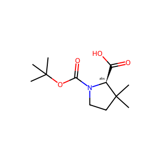 (R)-1-(tert-Butoxycarbonyl)-3,3-dimethylpyrrolidine-2-carboxylic acid