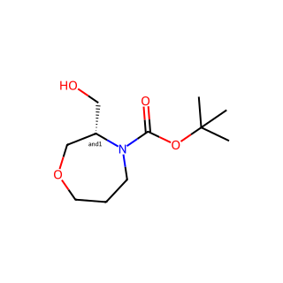 tert-butyl 3-(hydroxymethyl)-1,4-oxazepane-4-carboxylate