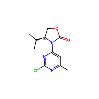 (S)-3-(2-Chloro-6-methyl-4-pyrimidyl)-4-isopropyl-2-oxazolidinone