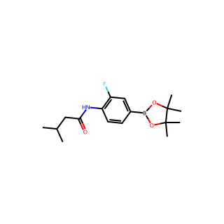 N-(2-Fluoro-4-(4,4,5,5-tetramethyl-1,3,2-dioxaborolan-2-yl)phenyl)-3-methylbutanamide