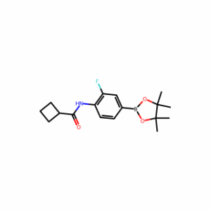 N-(2-Fluoro-4-(4,4,5,5-tetramethyl-1,3,2-dioxaborolan-2-yl)phenyl)cyclobutanecarboxamide
