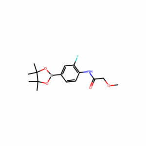 N-(2-fluoro-4-(4,4,5,5-tetramethyl-1,3,2-dioxaborolan-2-yl)phenyl)-2-methoxyacetamide
