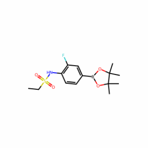 N-(2-fluoro-4-(4,4,5,5-tetramethyl-1,3,2-dioxaborolan-2-yl)phenyl)ethanesulfonamide