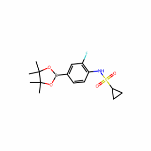 N-(2-fluoro-4-(4,4,5,5-tetramethyl-1,3,2-dioxaborolan-2-yl)phenyl)cyclopropanesulfonamide