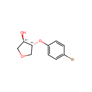 trans-4-(4-bromophenoxy)tetrahydrofuran-3-ol