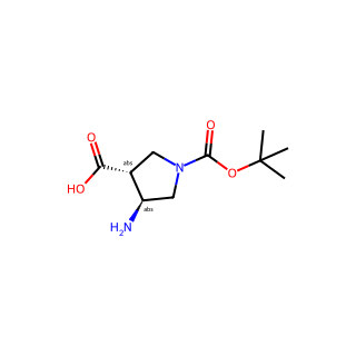 (3R,4S)-4-amino-1-tert-butoxycarbonyl-pyrrolidine-3-carboxylic acid