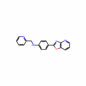 (4-Oxazolo[4,5-b]pyridin-2-yl-phenyl)-pyridin-2-ylmethyl-amine