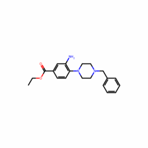 Ethyl 3-amino-4-(4-benzylpiperazin-1-yl)benzoate