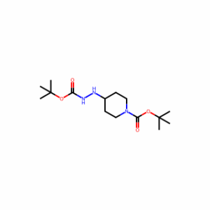 tert-Butyl 4-(2-(tert-Butoxycarbonyl)hydrazinyl)piperidine-1-carboxylate