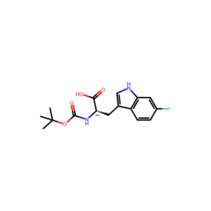 (R)-2-(N-Boc-Amino)-3-(6-fluoroindol-3-yl)propanoic acid