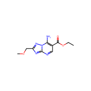 Ethyl 7-amino-2-(methoxymethyl)-[1,2,4]triazolo[1,5-a]pyrimidine-6-carboxylate