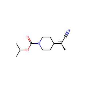Isopropyl 4-(1-cyanoethyl)piperidine-1-carboxylate