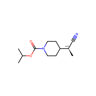 Isopropyl 4-(1-cyanoethyl)piperidine-1-carboxylate