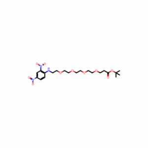 tert-Butyl 1-((2,4-dinitrophenyl)amino)-3,6,9,12-tetraoxapentadecan-15-oate