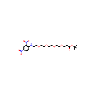 tert-Butyl 1-((2,4-dinitrophenyl)amino)-3,6,9,12-tetraoxapentadecan-15-oate