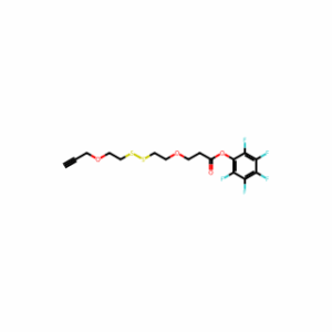 Perfluorophenyl 3-(2-((2-(prop-2-yn-1-yloxy)ethyl)disulfaneyl)ethoxy)propanoate
