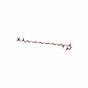 t-Boc-N-amido-PEG5-NHS ester