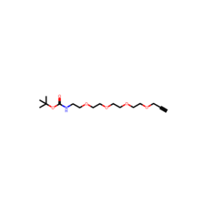 tert-butyl (3，6，9，12-tetraoxapentadec-14-yn-1-yl)carbamate