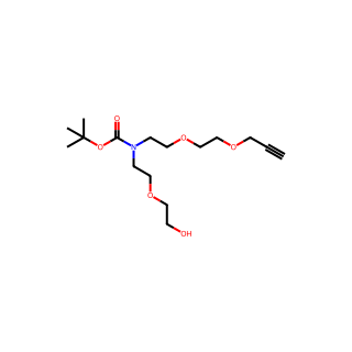 tert-Butyl (2-(2-hydroxyethoxy)ethyl)(2-(2-(prop-2-yn-1-yloxy)ethoxy)ethyl)carbamate