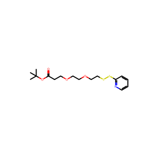 (2-pyridyldithio)-PEG2-t-butyl ester