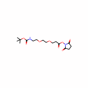 t-Boc-N-amido-PEG2-NHS ester