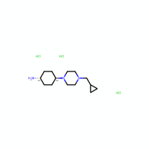 Trans-4-(4-(Cyclopropylmethyl)Piperazin-1-Yl)Cyclohexanamine Trihydrochloride