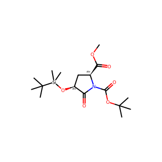(2S,4S)-1-tert-Butyl 2-methyl 4-((tert-butyldimethylsilyl)oxy)-5-oxopyrrolidine-1,2-dicarboxylate