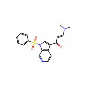 (E)-3-(Dimethylamino)-1-(1-(phenylsulfonyl)-1H-pyrrolo[2,3-c]pyridin-3-yl)prop-2-en-1-one